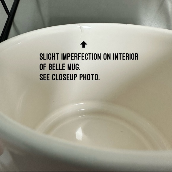 Rae Dunn Artisan Collection Disney Princess Silhouette Mugs Set of 3 READ NWOT - Picture 4 of 7